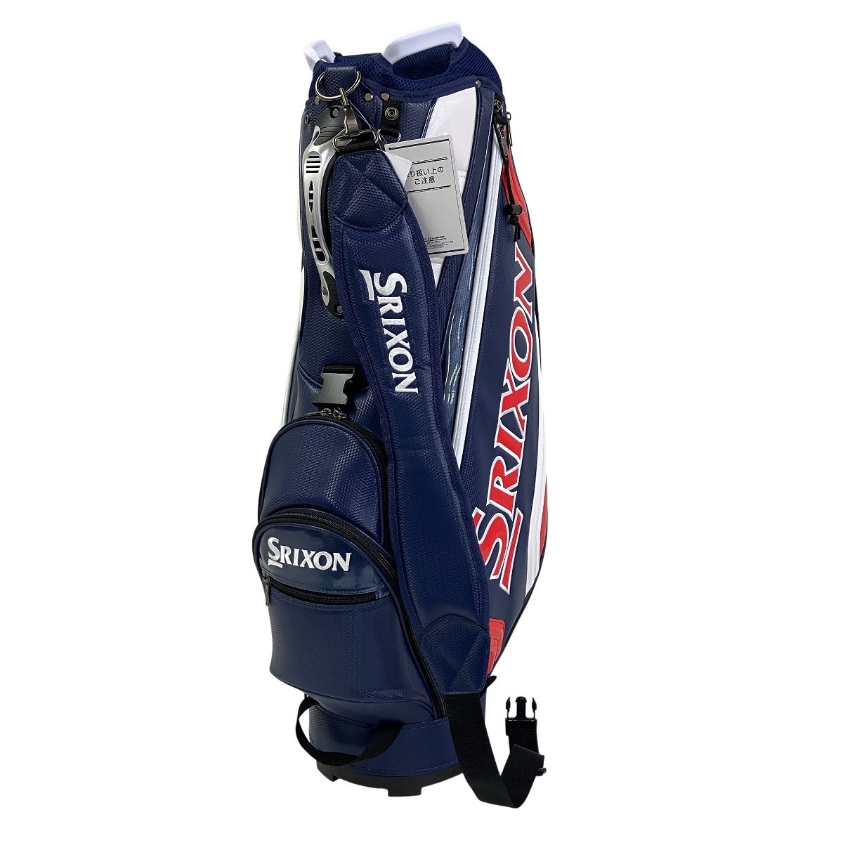 274番 新品未使用Srixon GGC-S166 ゴルフバッグ ネイビーレッド 新品】SRIXON キャディバッグ GGC-S166 ネイビーレッド 274番 新品未