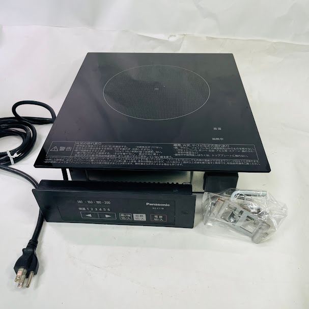 動作 済 パナソニック IH クッキングヒーター 100V 業務用1口ビルトイン KZ-F11B
