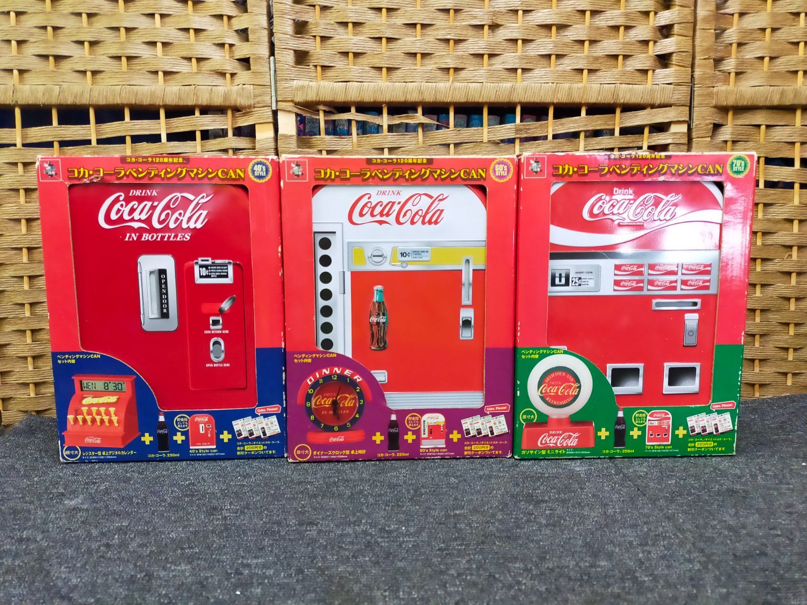 コカコーラ120周年記念 40's STYLE ベンディングマシンCAN コカコーラ