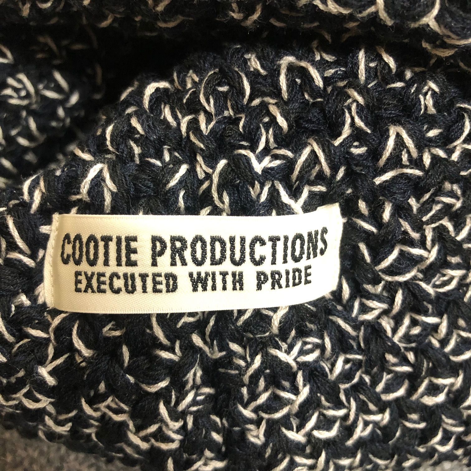 帽子 Cootie Productions \"Lowgauge Big Beanie\" COOTIE PRODUCTIONS Lowgauge Big Beanie (Black Mix)