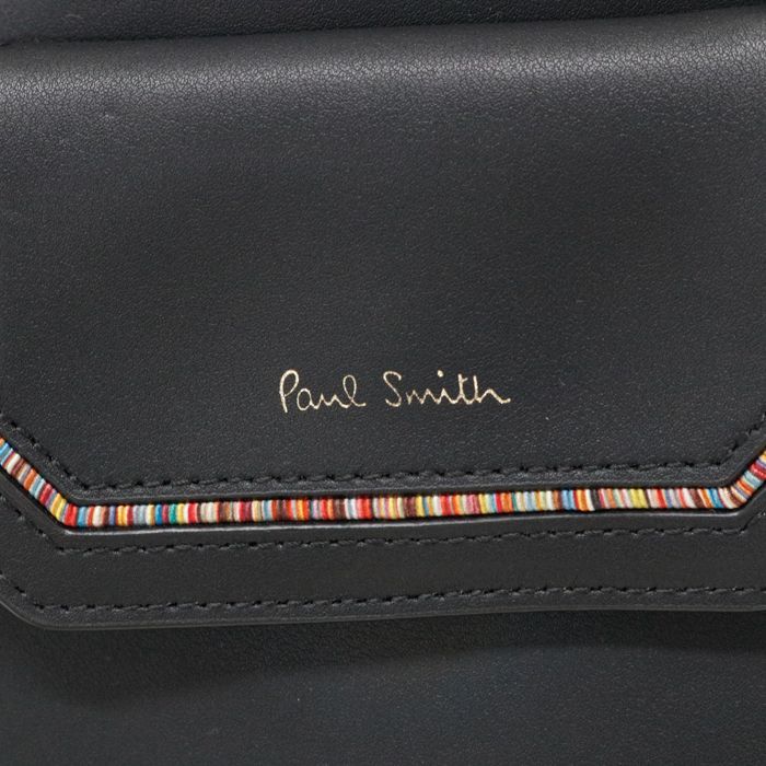 ポールスミス Paul Smith ストライプ インセット ボディバッグ レザー マルチストライプ 883712 N233 ショルダーバッグ クロス ボディ 斜め掛け 肩掛け スリングバッグ レディース メンズ ブラック 中古 mbg06001 - メルカリ