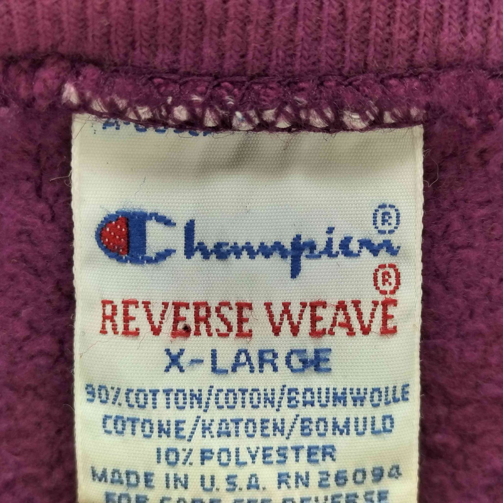 チャンピオン Champion 90S USA製 刺繍タグ REVERSE WEAVE