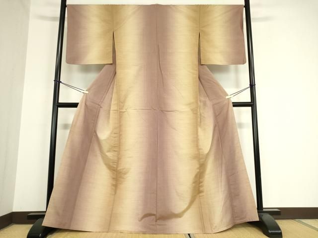 平和屋着物●上質な紬　間道　正絹　逸品　CAAS0027th 平和屋着物○上質な紬 間道 正絹 逸品 CAAS0027th 平和屋着物○