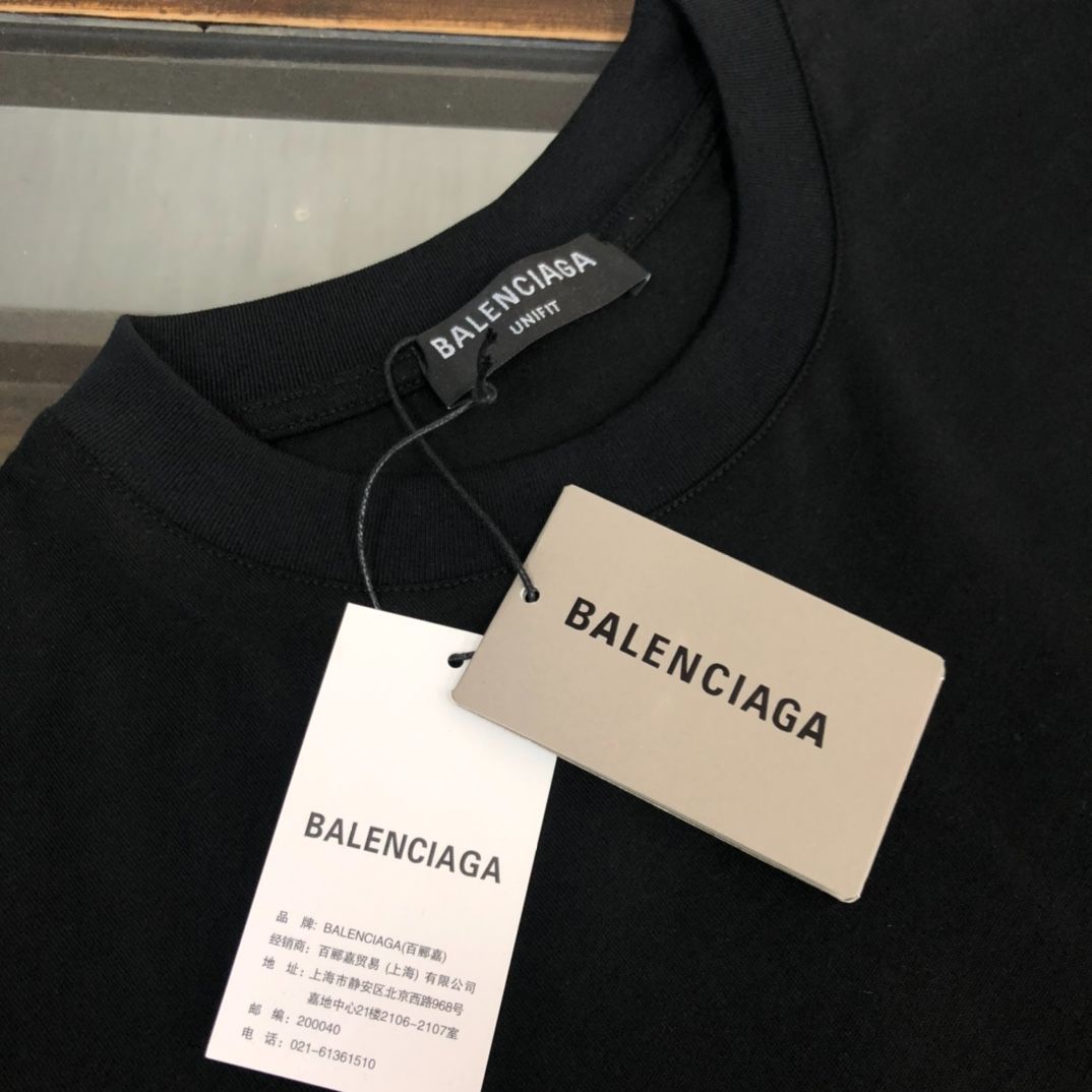 Balenciaga バレンシアガ 24SS夏新作ラウンドネック半袖Tシャツ