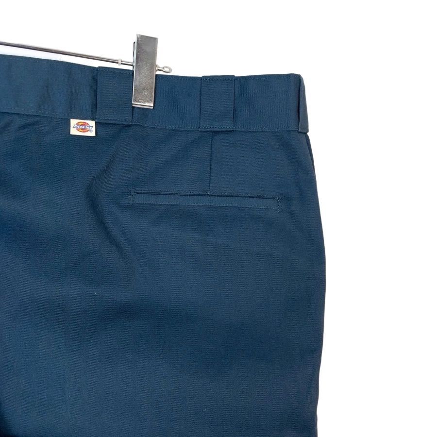 80s90sUSA製Dickiesディッキーズ874ワークパンツ紺ネイビー