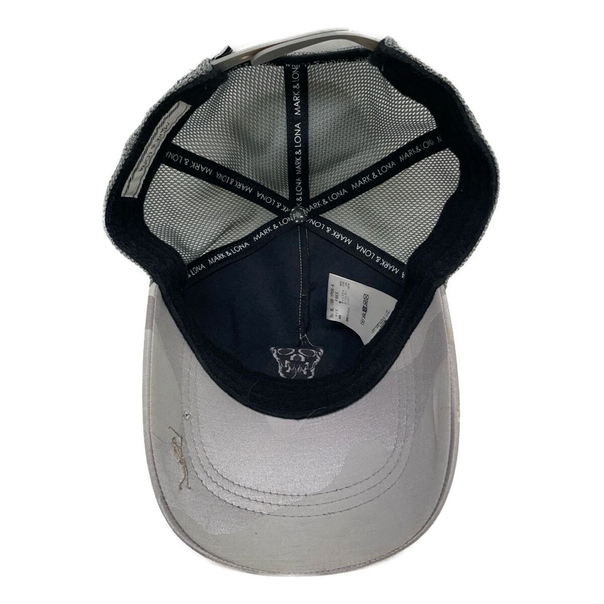 MARK&LONA グレー メッシュキャップ MARK&LONA（マークアンドロナ） キャップ 帽子 Gradient Mesh Cap