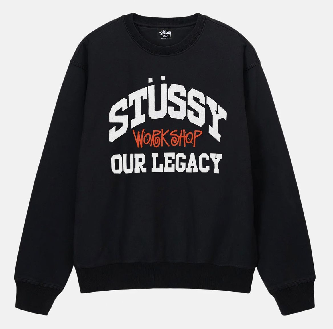 L OUR LEGACY STUSSY CREWNECK ASH HEATHER着丈737cm