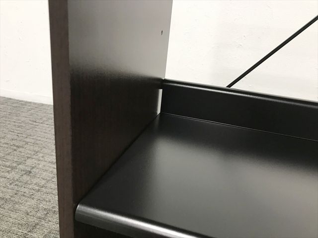 スチールキャビネット ダークブラウン