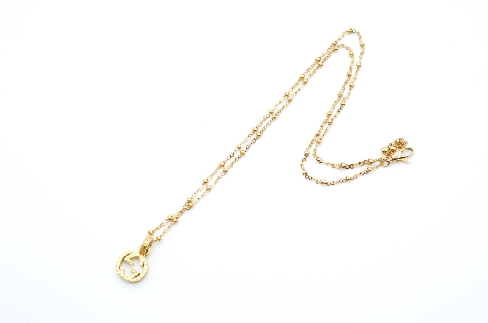 GUCCI グッチ インターロッキングG ネックレス 603619 YG 18K 750 GUCCI グッチ インターロッキングG ネックレス 603619 YG 18K 750