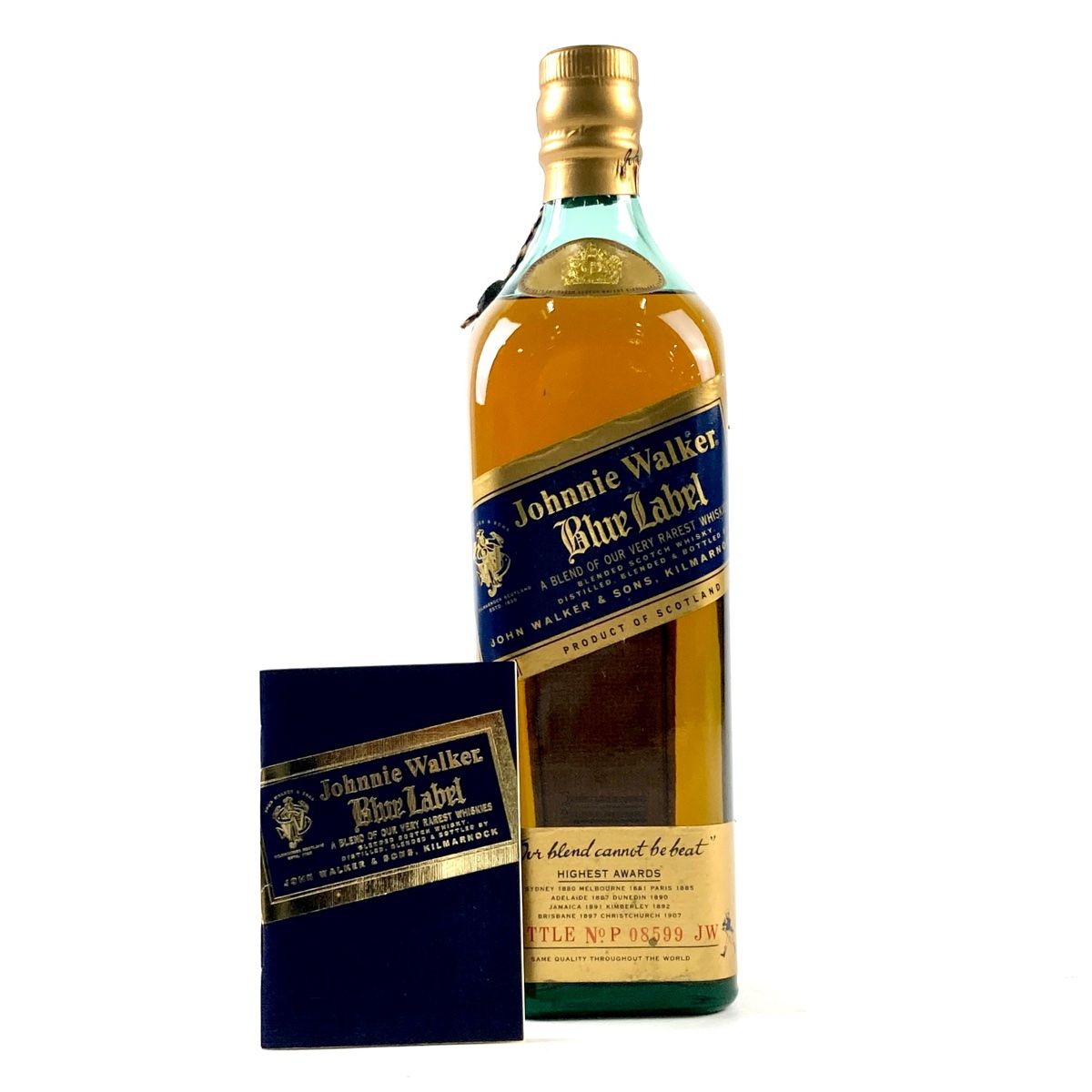 ジョニーウォーカー JOHNNIE WALKER ブルーラベル 750ml スコッチウイスキー ブレンデッド 【古酒】 - メルカリ