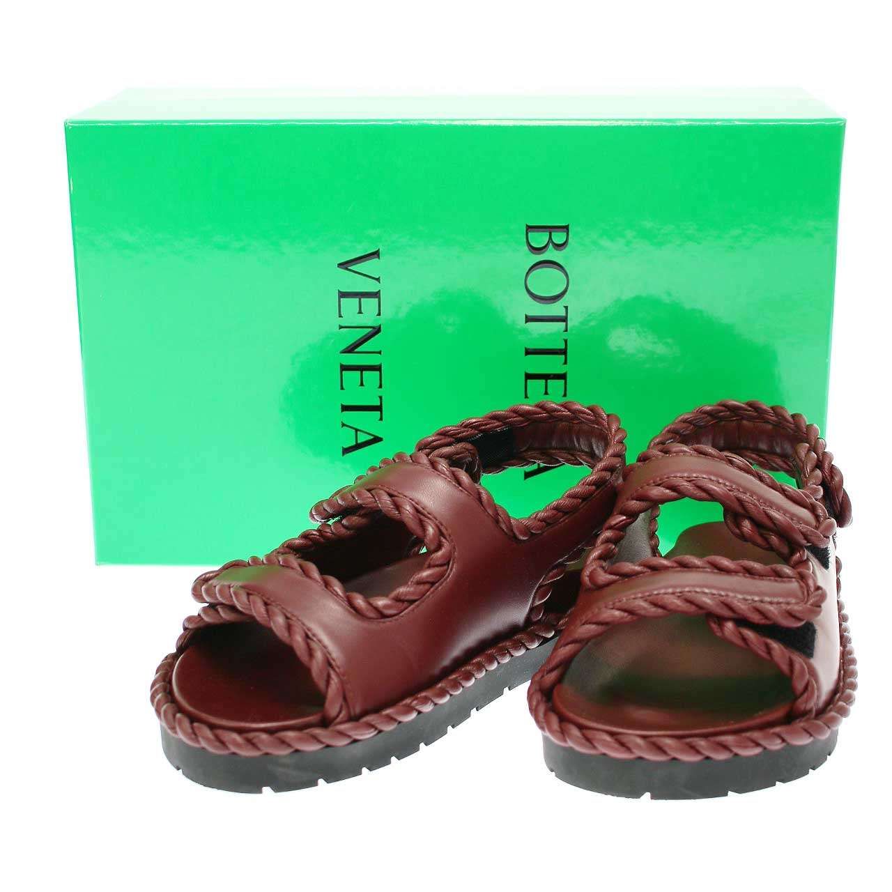 BOTTEGA VENETA ボッテガヴェネタ ジャック フラットサンダル バローロ 