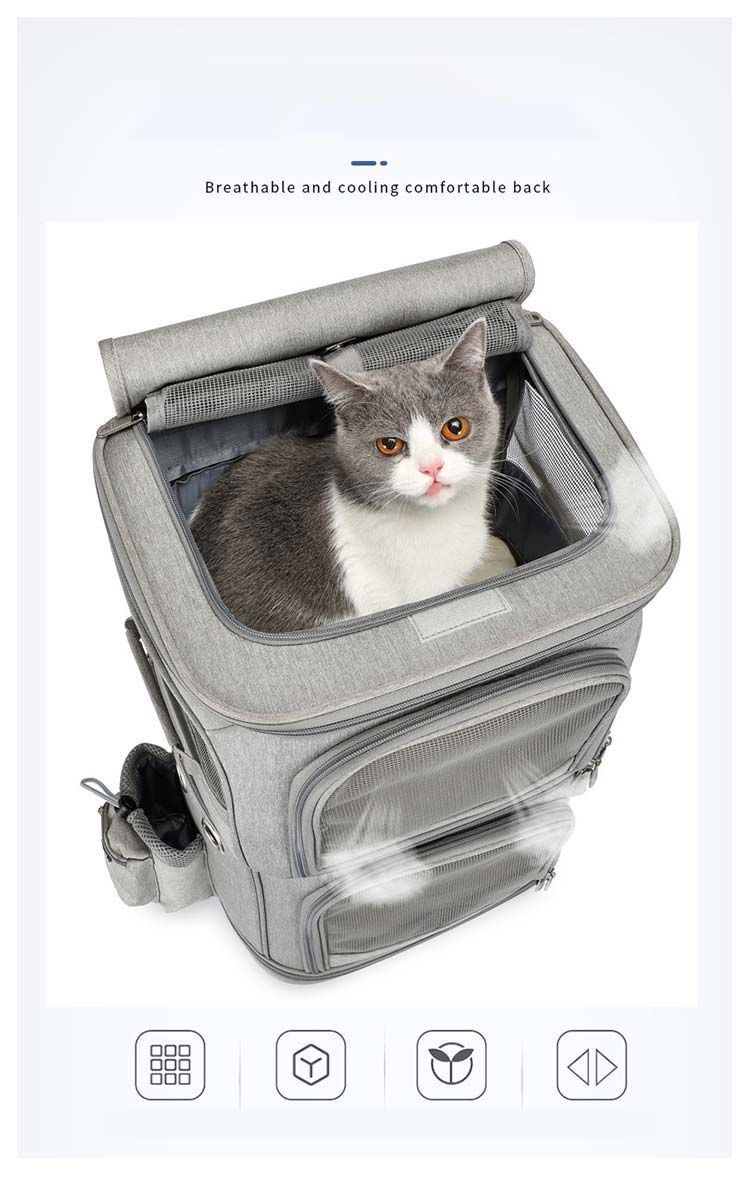 2層 猫 キャリー 分離可 ソフトクレート マット付き ペット リュック 4輪360度回転 小型犬 折りたたみ可 猫 2way 通院用 ペットキャリー キャリーバッグ 猫 猫用 犬 ペットキャリーケー Zpsr109 WWW_GEBZETESISAT_COM_TR