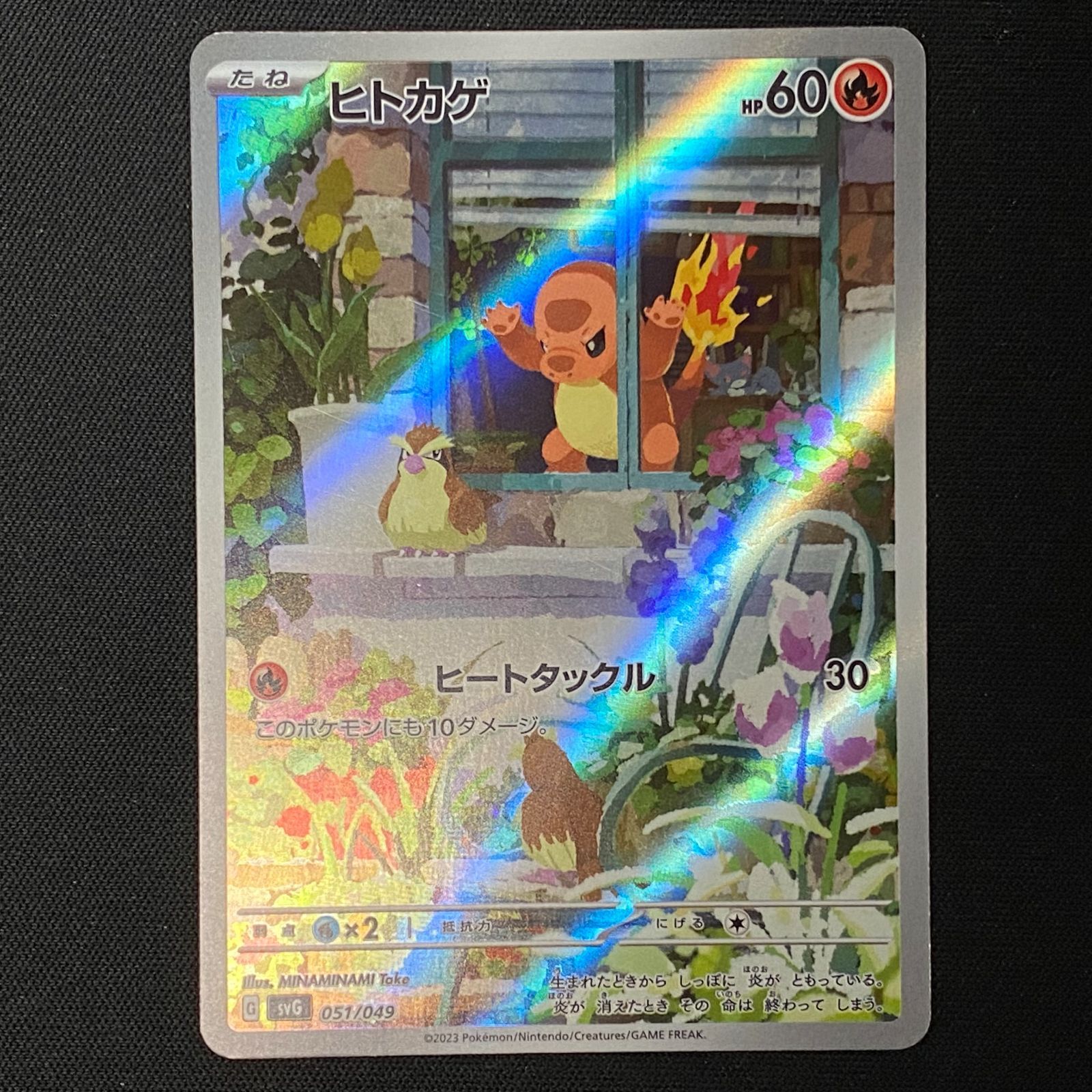 浜館56-275】 ポケモンカード ポケカ ヒトカゲ SVG 051/049 【中古品