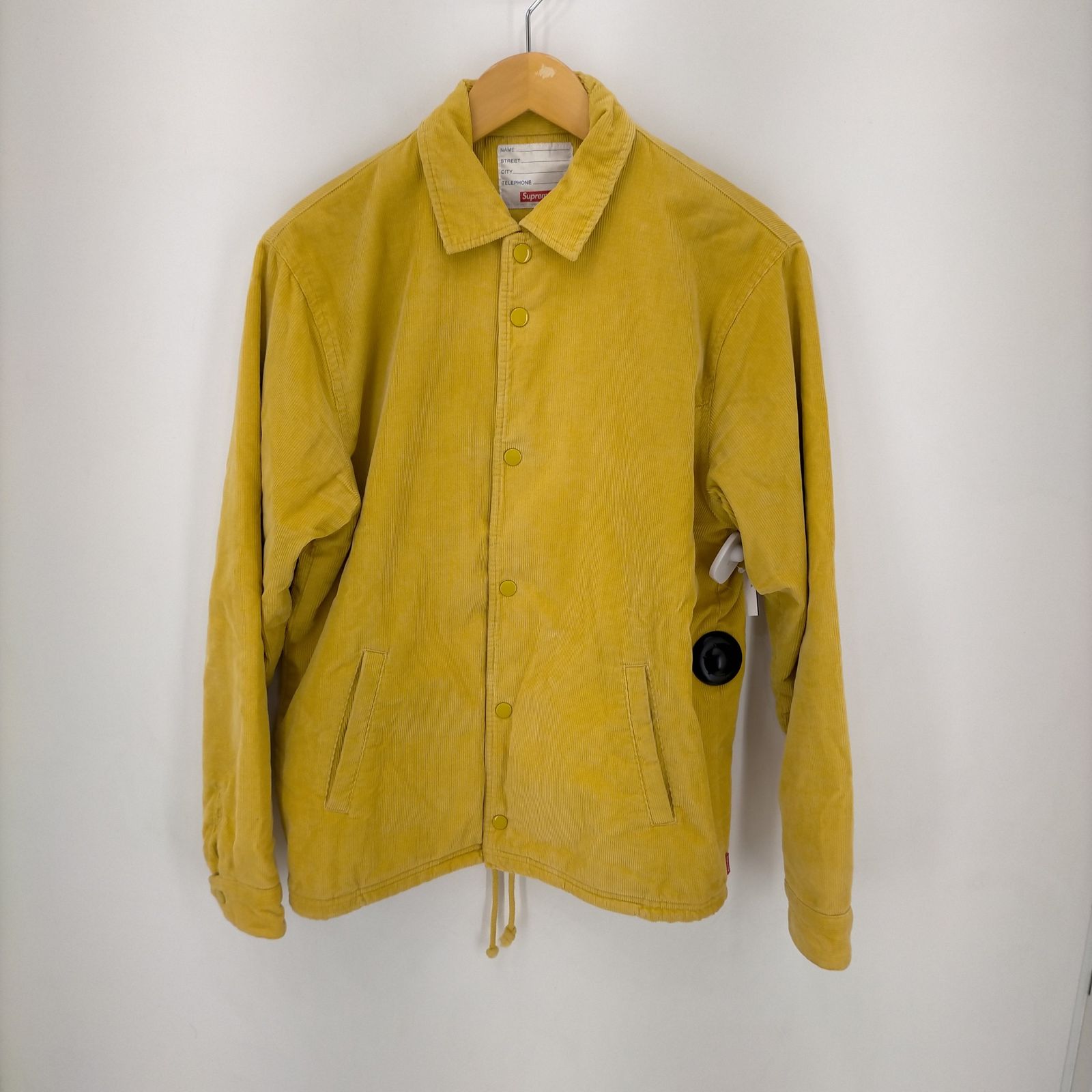 シュプリーム Supreme 11AW アーチロゴコーデュロイコーチジャケット  
