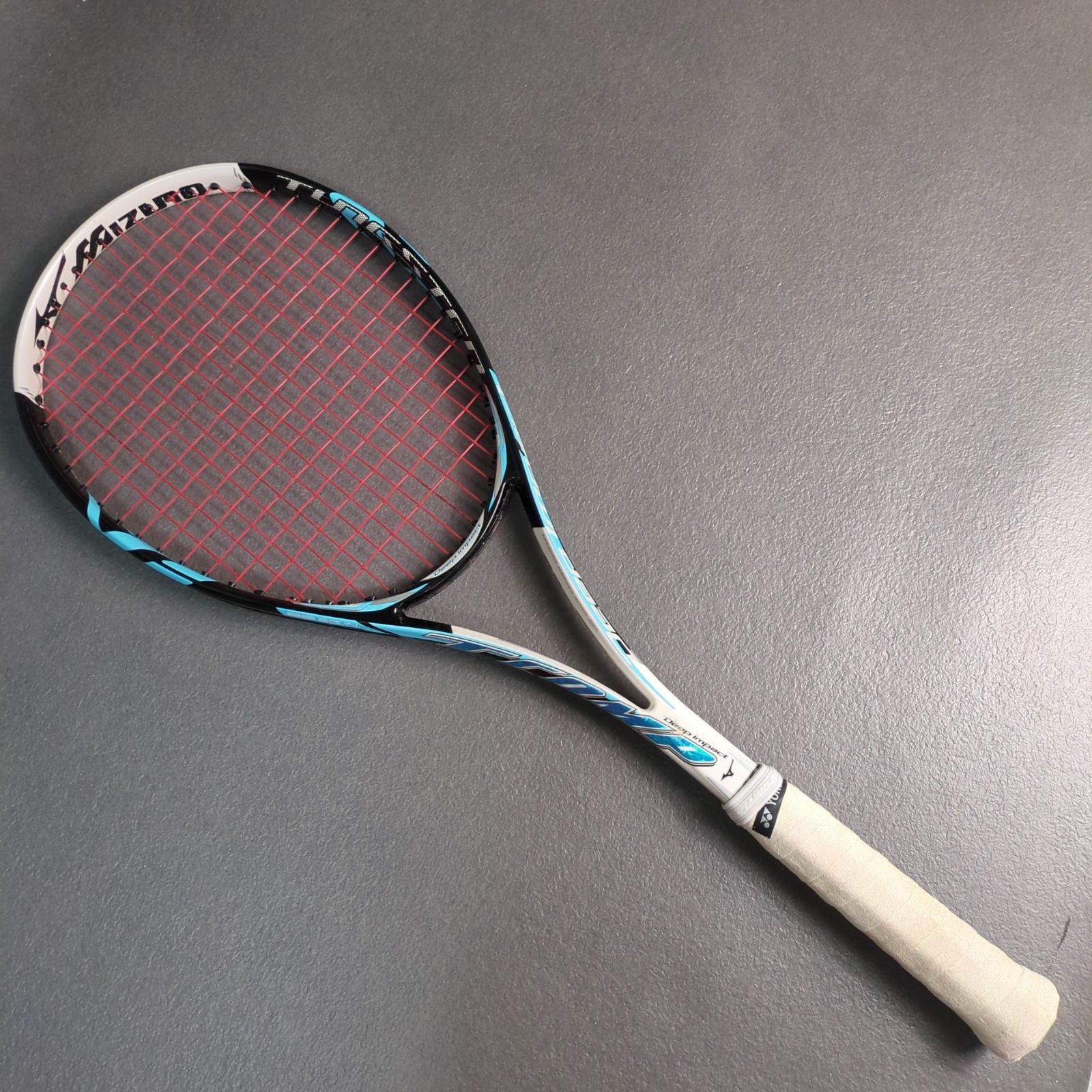 MIZUNO TCOMP DEEP IMPACT　ミズノ　ソフトテニス　軟式　テニスラケット　ブルー　ホワイト　SPECIAL TUNE