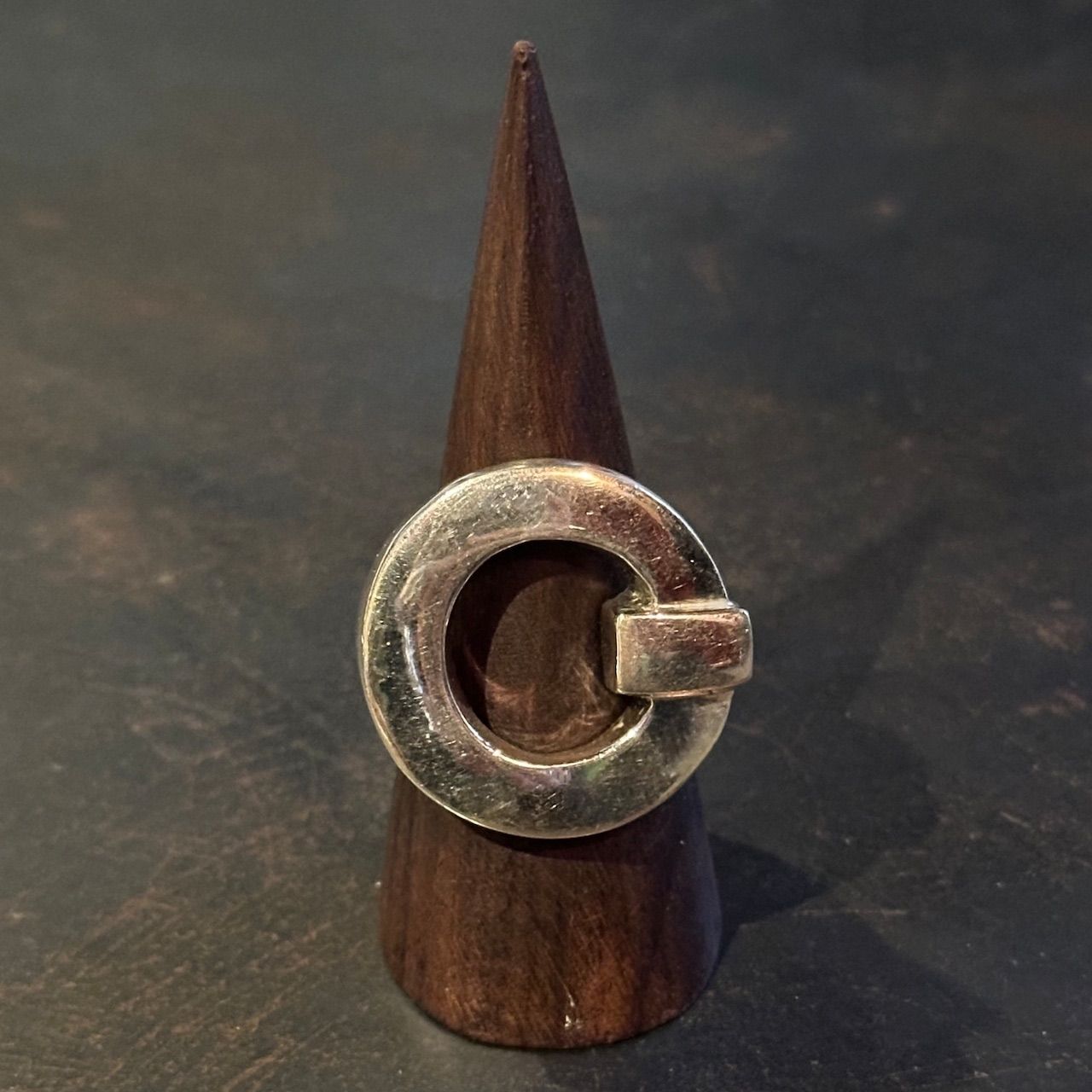 SILVER925 CIRCLE DESIGN WIDE RING/シルバー/リング