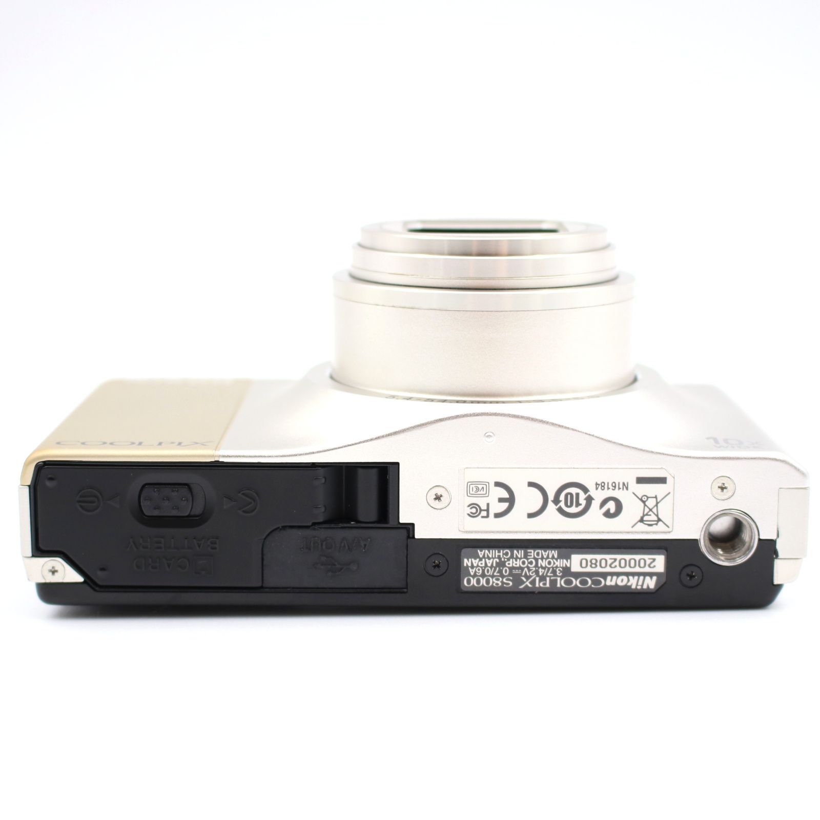 □極上品□ Nikon COOLPIX S8000 シルバー コンパクトデジタルカメラ ニコン Nikon COOLPIX S8000 10デジタルカメラ