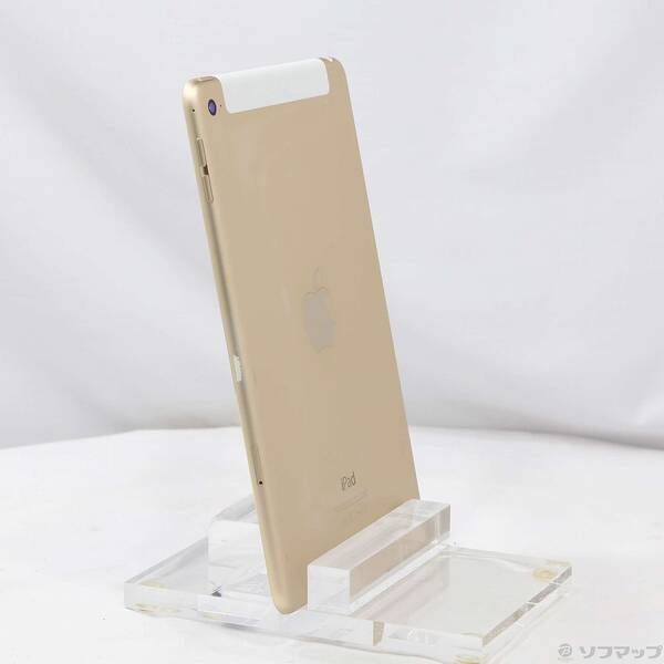 中古品〕 iPad mini 4 64GB ゴールド MK752J／A auロック解除SIM