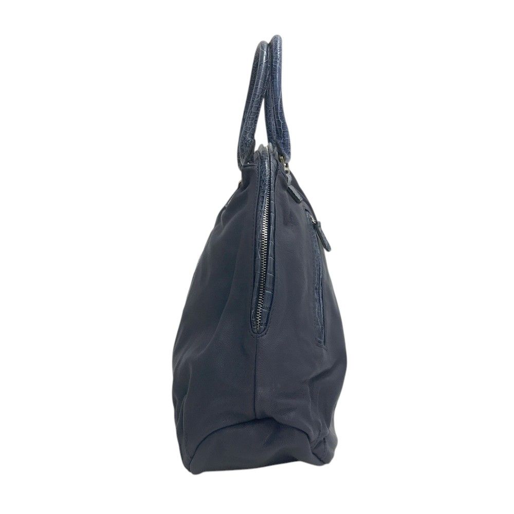 MUTA ムータ レザーハンドバッグ 8 スパンコール クロコダイル