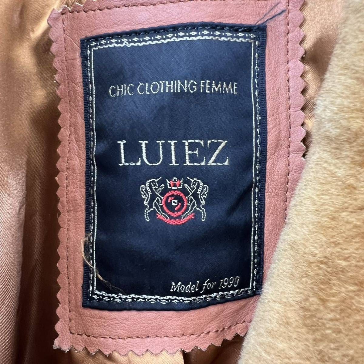 LAUTREAMONT ☆ LUIEZ 上質 ゴージャス◎ 牛革 毛皮 ロングコート 