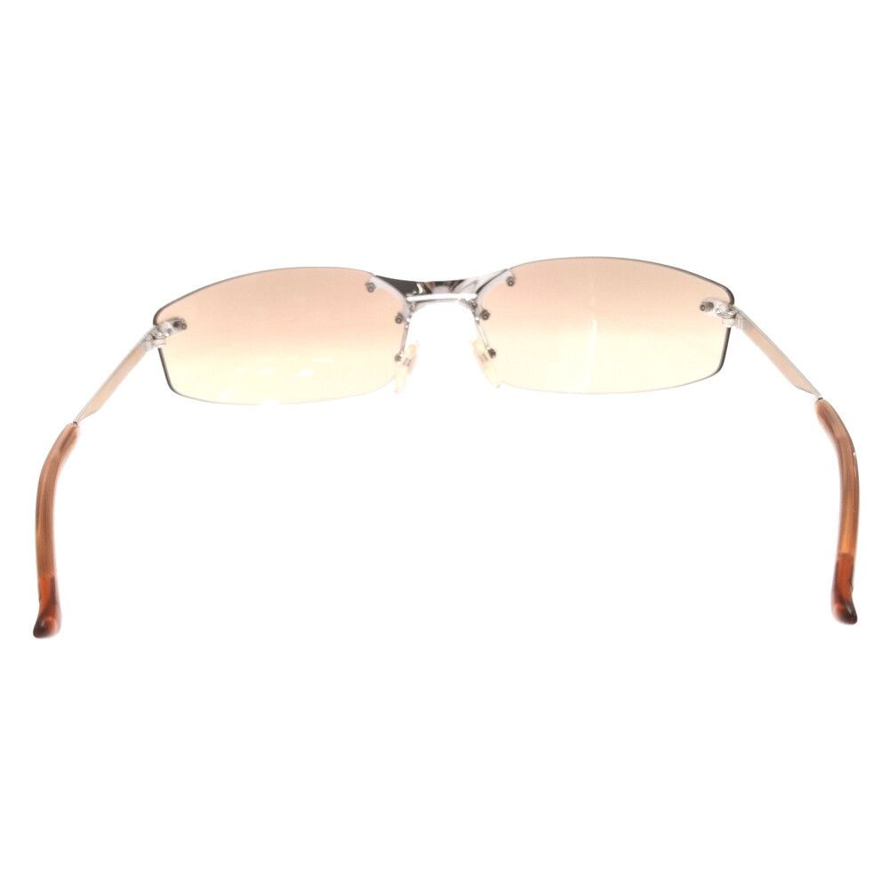 DIOR (ディオール) リムレス カラーレンズサングラス シルバー