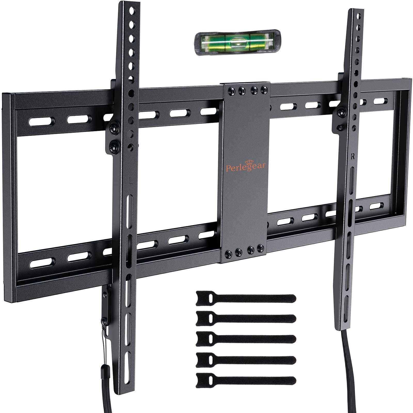 【特価セール】テレビ壁掛け金具 32-70インチ 軽量薄型 耐荷重60kg VESA最大対応600x400mm 壁掛けテレビ Perlegear 金具 角度調節 取付簡単 LCD/LED/対応 液晶テレビ用 (32-70型)