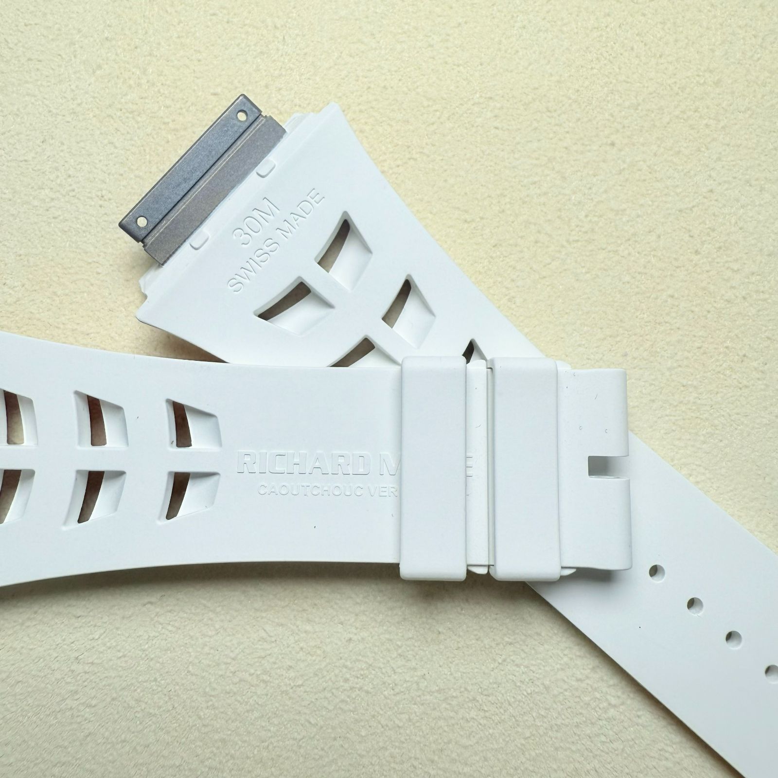 リシャールミル 純正ラバーベルト ラバーバンド 07M ホワイト 楽天市場