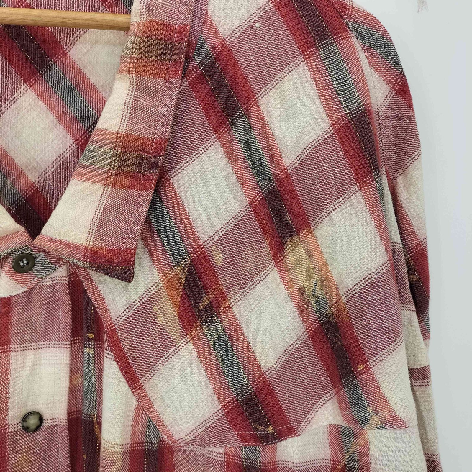 フェイスコネクション FAITH CONNEXION 18AW Bleach Flannel Shirt