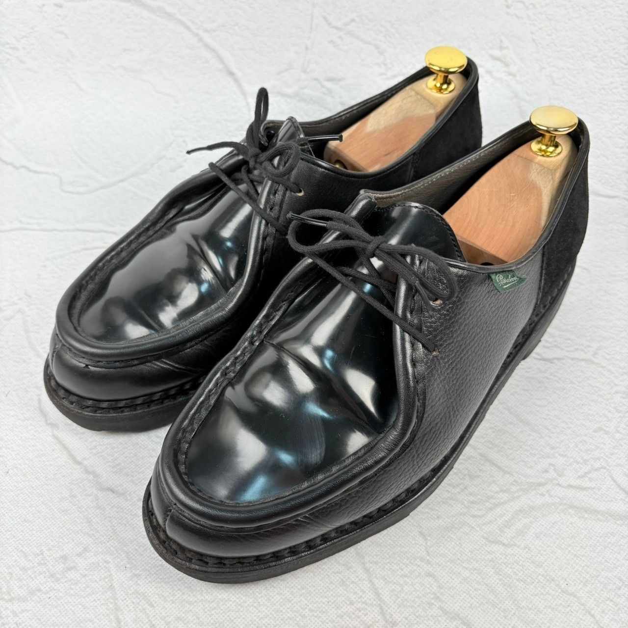 【希少】PARABOOT パラブーツ MICHAEL ミカエル 切替 チロリアンシューズ 黒 40.5 / 26cm