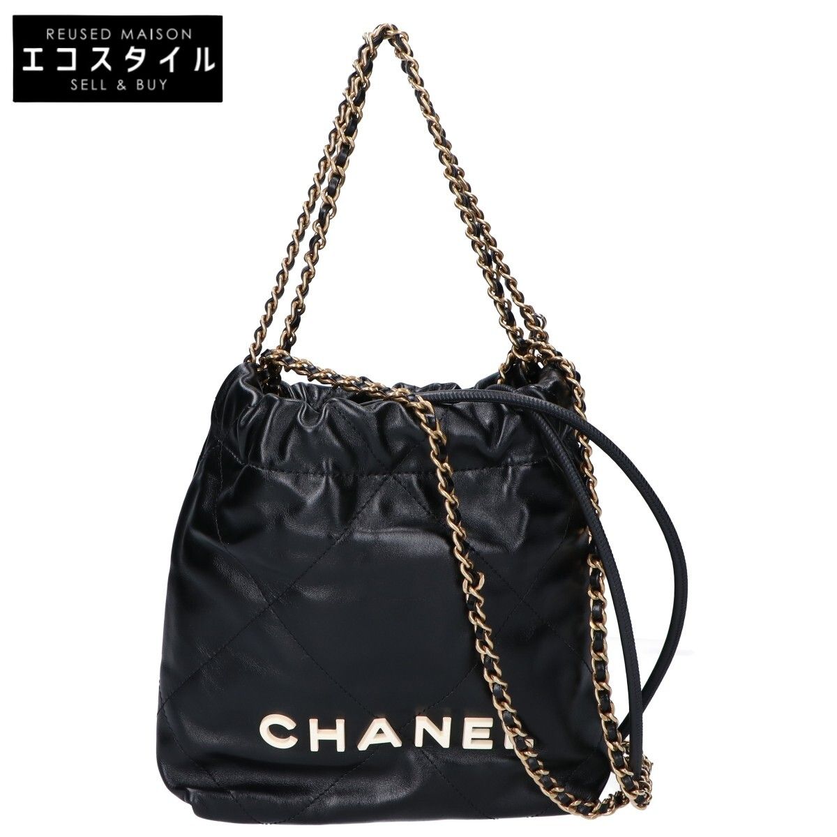 シャネル エル 2023/24 AW◇送料込【CHANEL】22 ミニハンドバッグ カーフスキン
