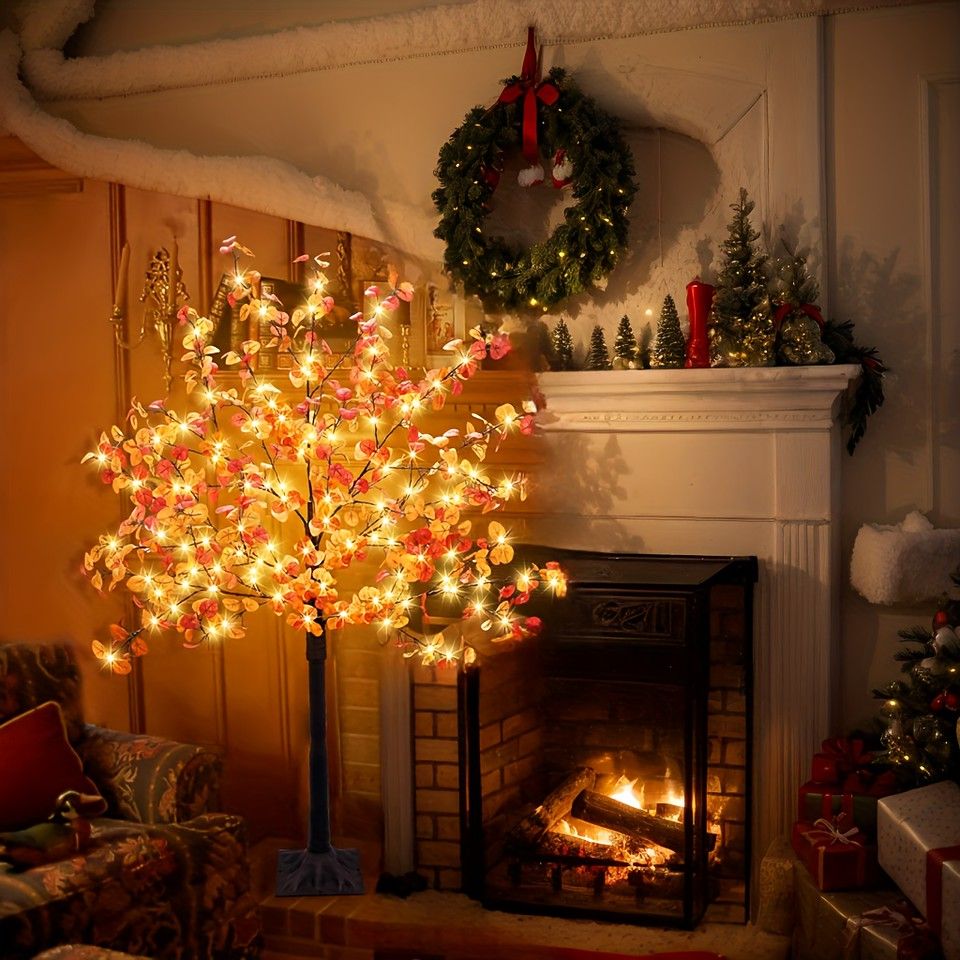 LEDユーカリ光る木