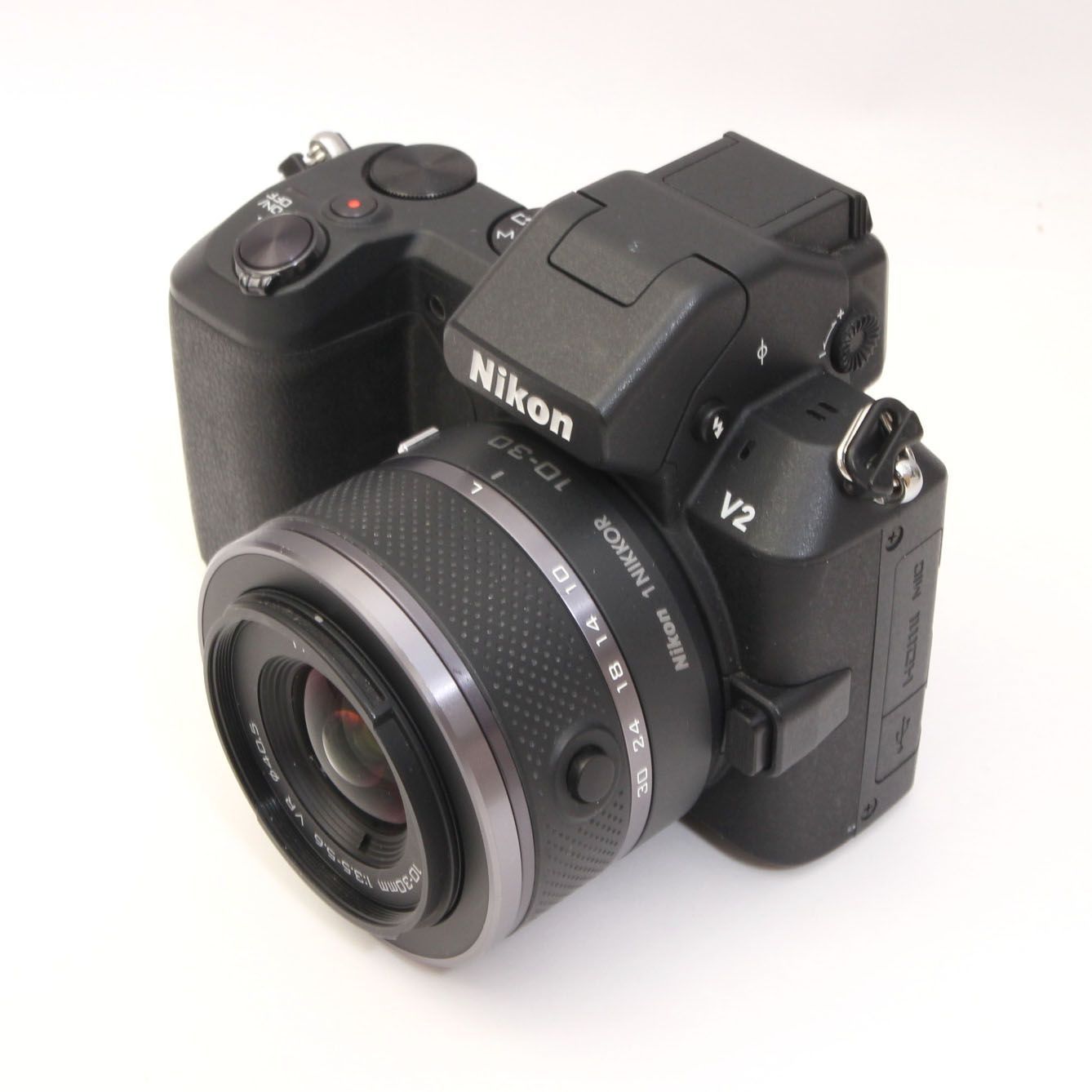 難あり】 Nikon 1 J1 10-30mm ズームレンズキット ホワイト ニコン #15