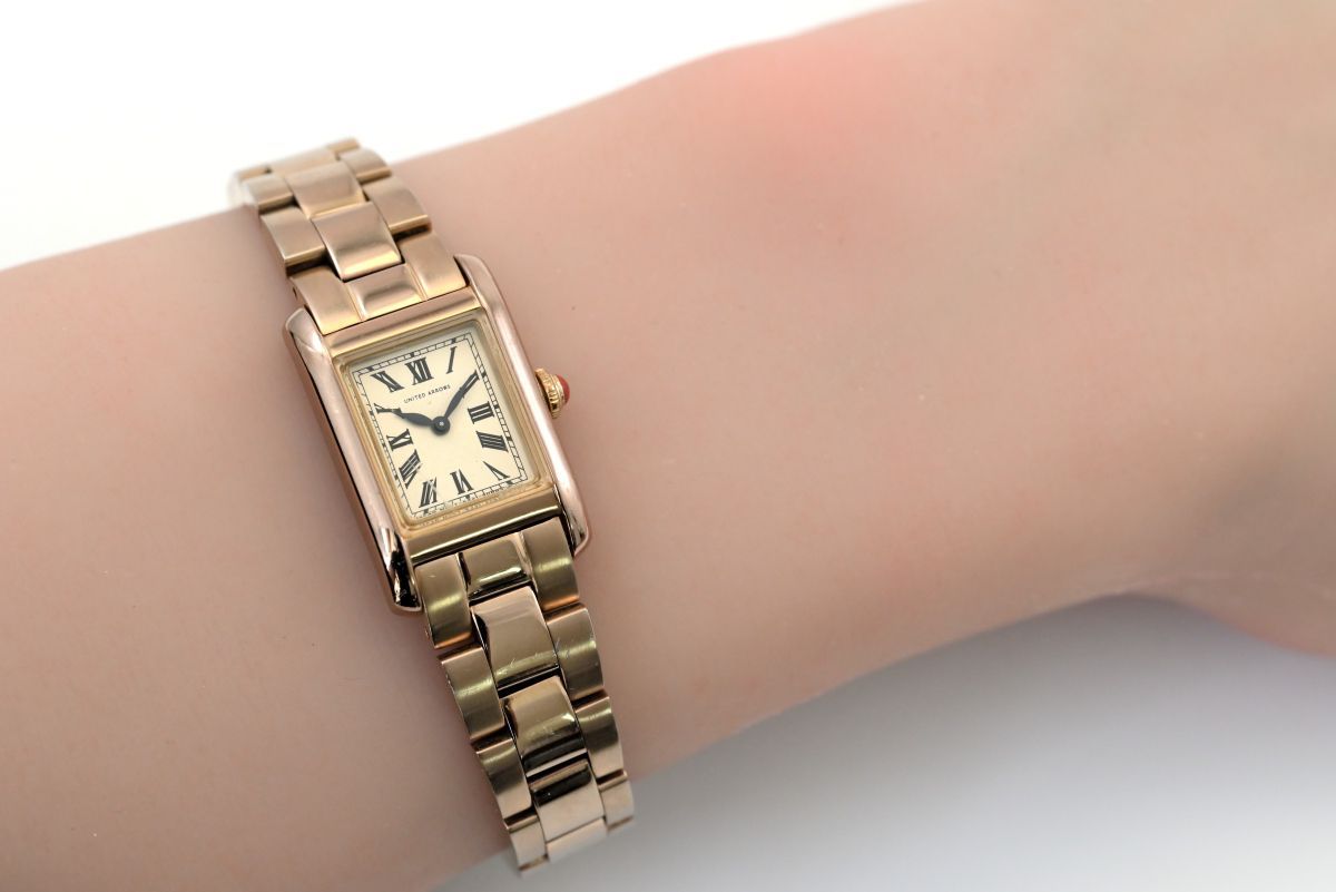 UNITED ARROWS ユナイテッドアローズ レクタンギュラー GOLD