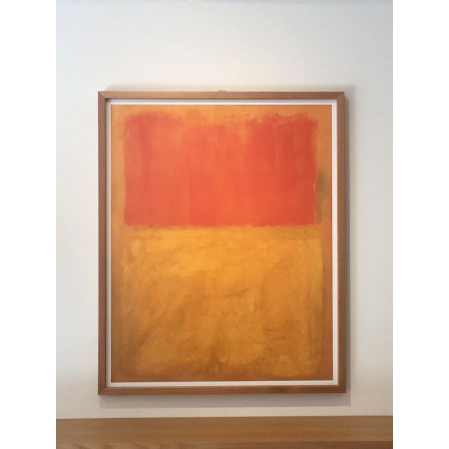 アートフレーム マーク ロスコ Mark Rothko Orange and Tan 1954 67.6x82.8x3cm インテリア 額入り アート アートパネル リビング 玄関 プレゼント 飾る おしゃれ WWW_OLIVIERBERNSTEIN_COM