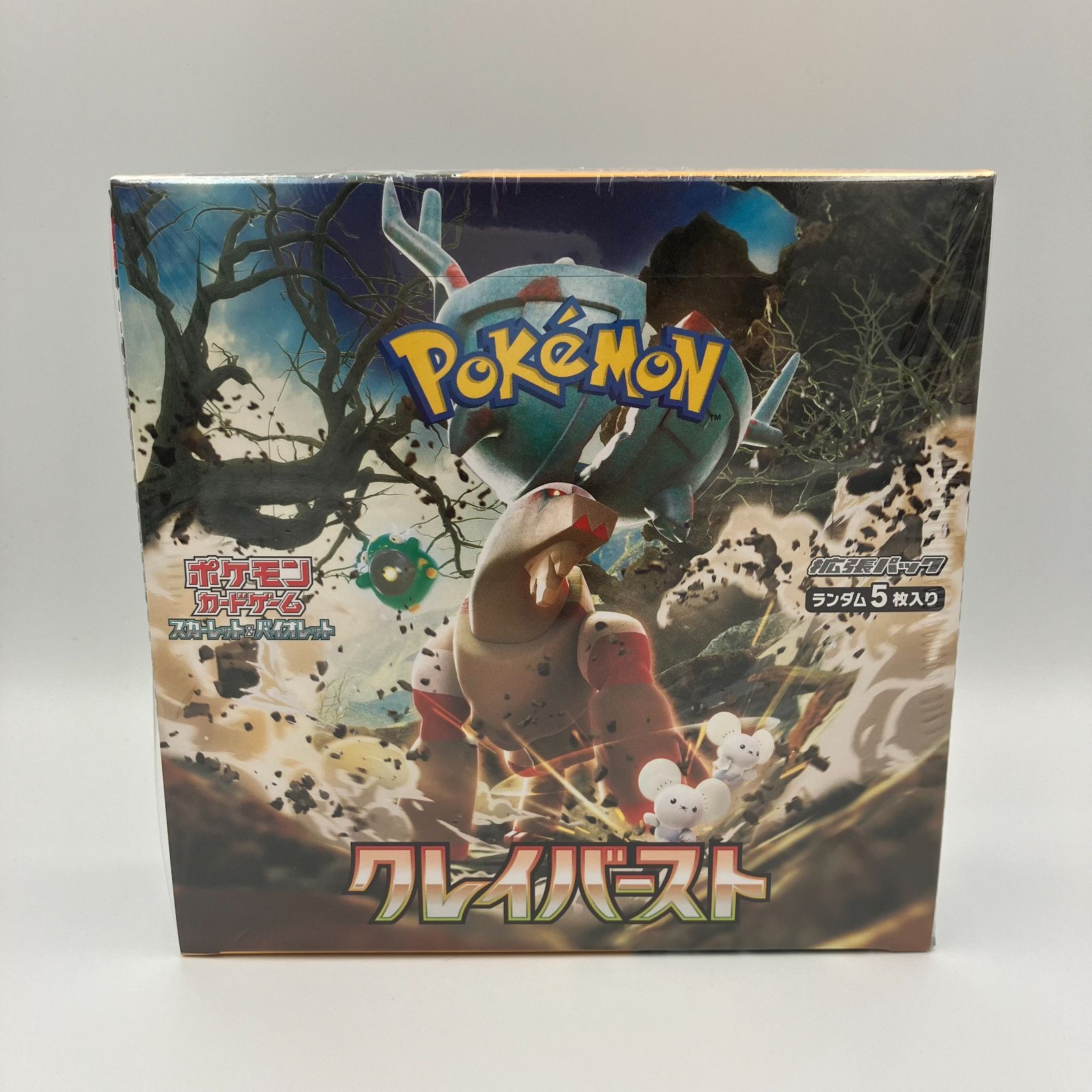 ポケモンカードゲーム クレイバースト シュリンク付き1box-