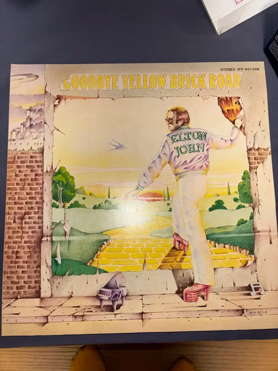エルトン ゾーン Goodbye Yellow Brick Road LP 日本 初版