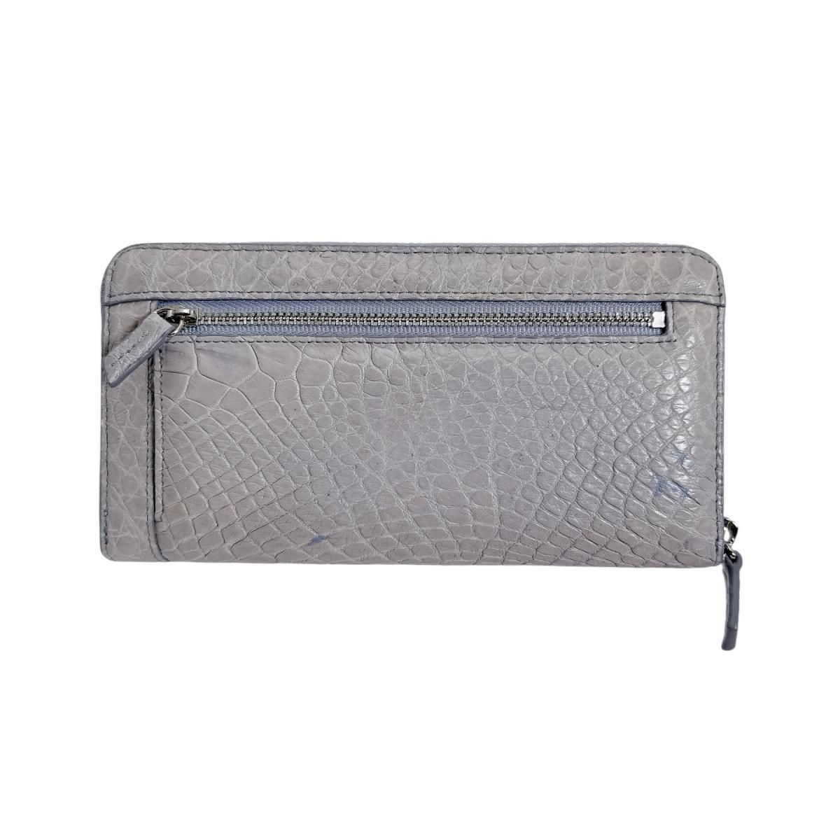 クロコダイル LB-5011 長財布 ライトスチールブルー  CROCODILE 小銭入付き クロコダイル LB-5011 長財布 ライトスチールブルー CROCODILE 小銭入付き