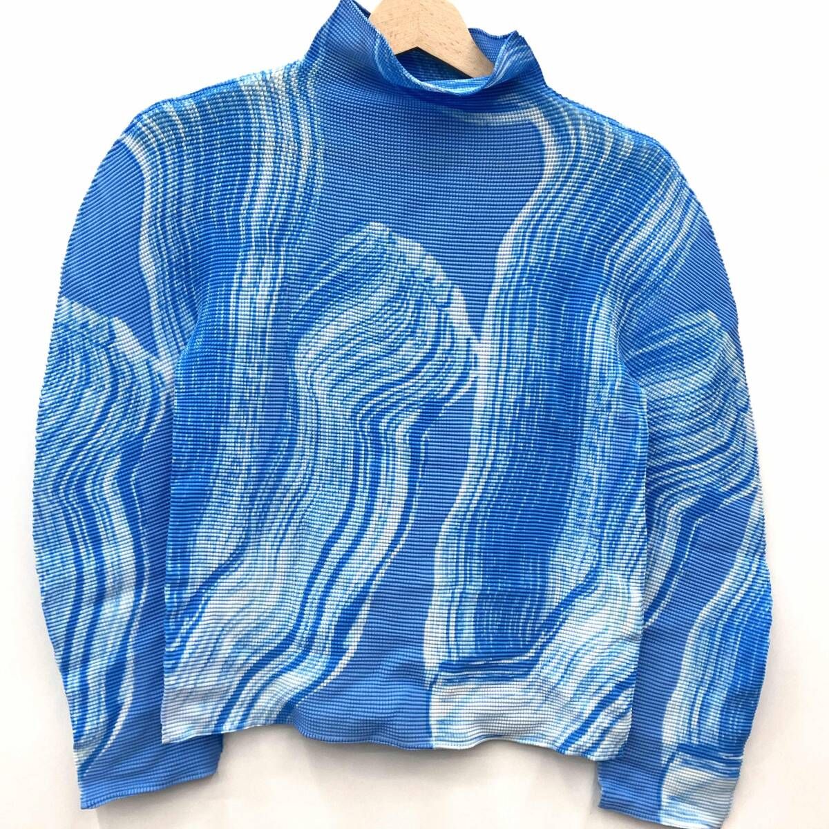 me ISSEY MIYAKE ミーイッセイミヤケ MI33FJ941 23AW ハイネックプリーツカット 長袖カットソー