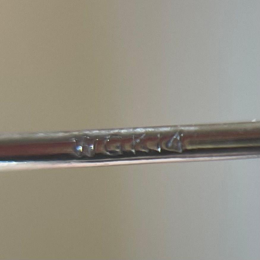 【新品未使用】 K14 WG ホワイト ゴールド ピアス ジュエリー 刻印 K14WG フープピアス 14金ホワイトゴールド |ギフト専門通販