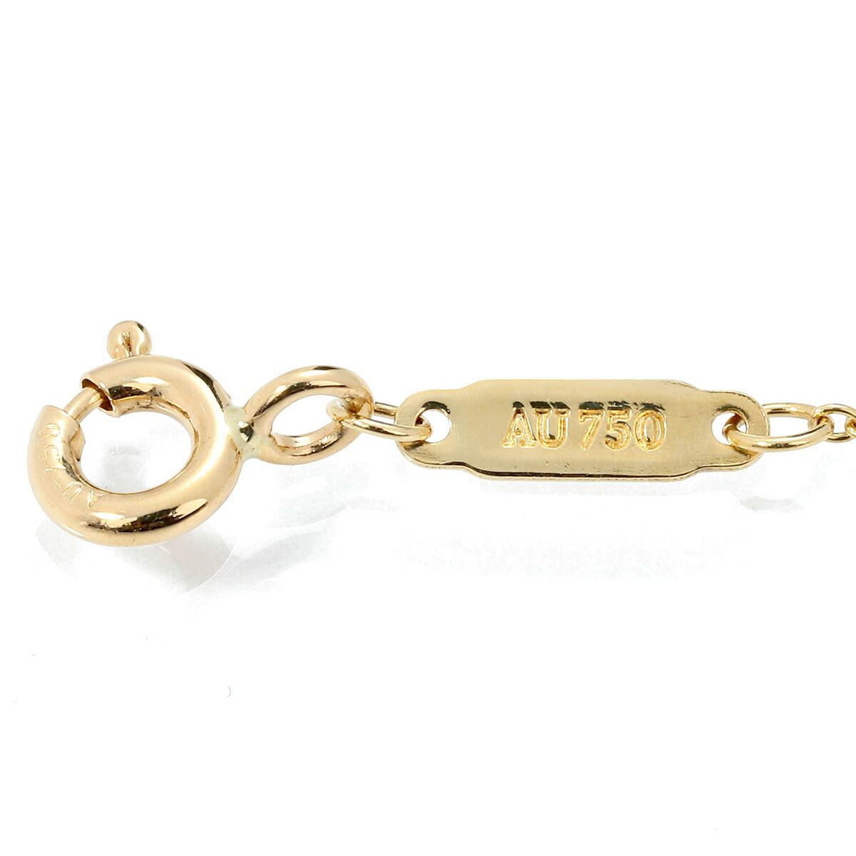 ティファニー T スマイル ネックレス ラージ K18 TIFFANY&Co. 中古  