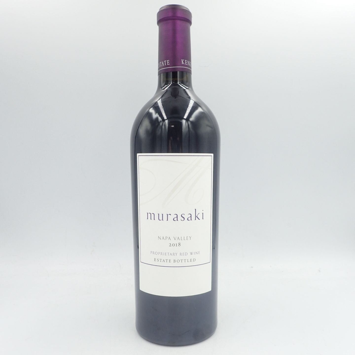 未開栓　ケンゾー エステート 紫 2018 750ml　murasaki 紫 murasaki 2018 ケンゾーエステート 750ml 店頭受取可能 : お