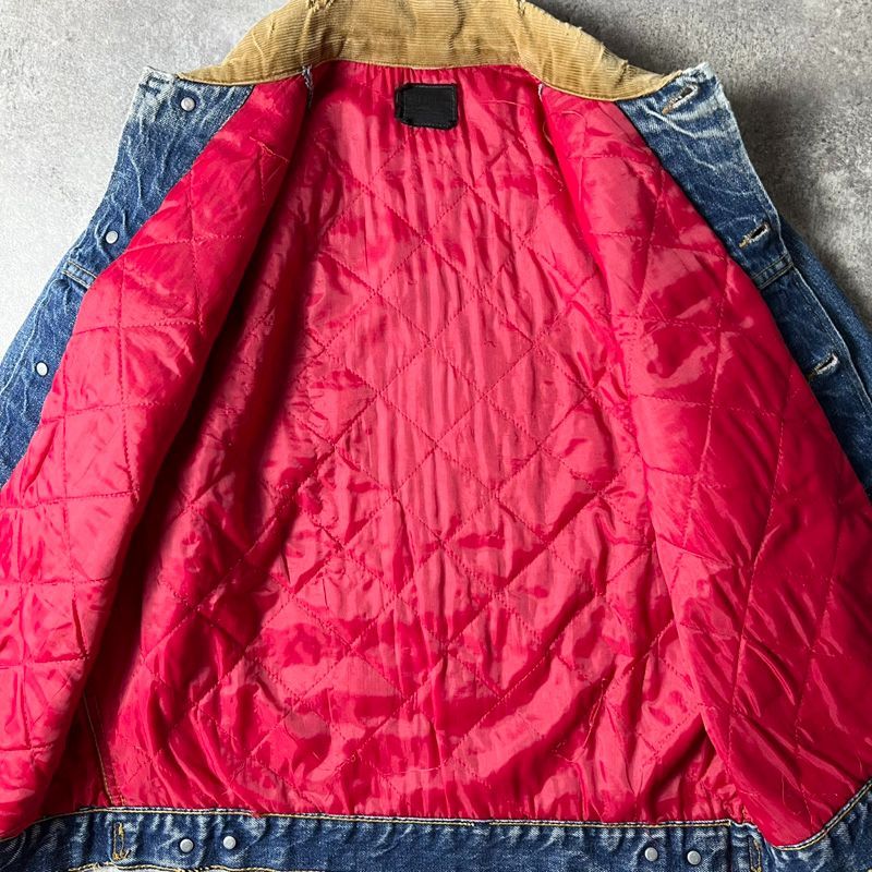 60s 70s Sears ROEBUCKS 中綿 キルティング ライナー デニム