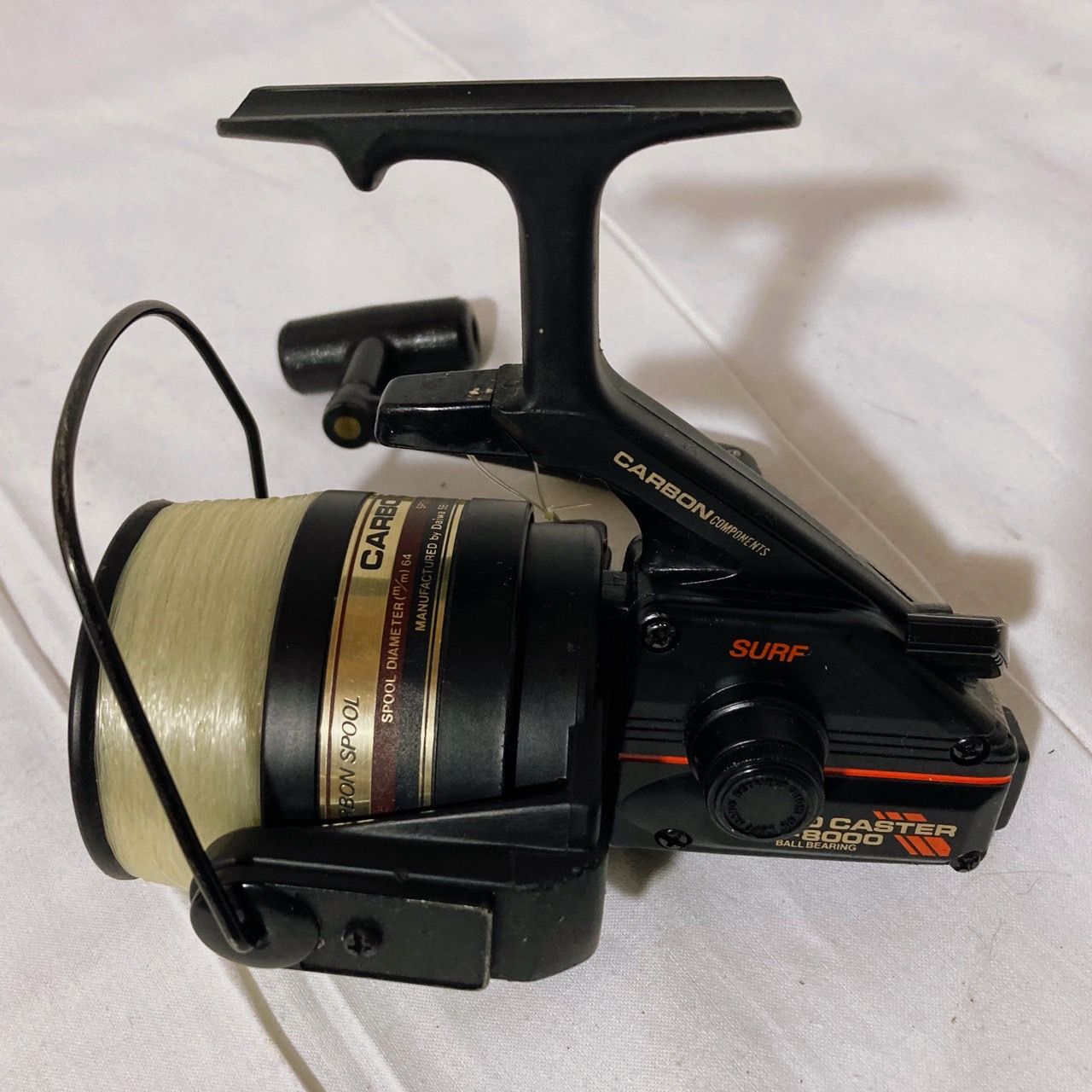 驚きの価格 DAIWA CARBO 替スプーン付 GS8000 CASTER リール 