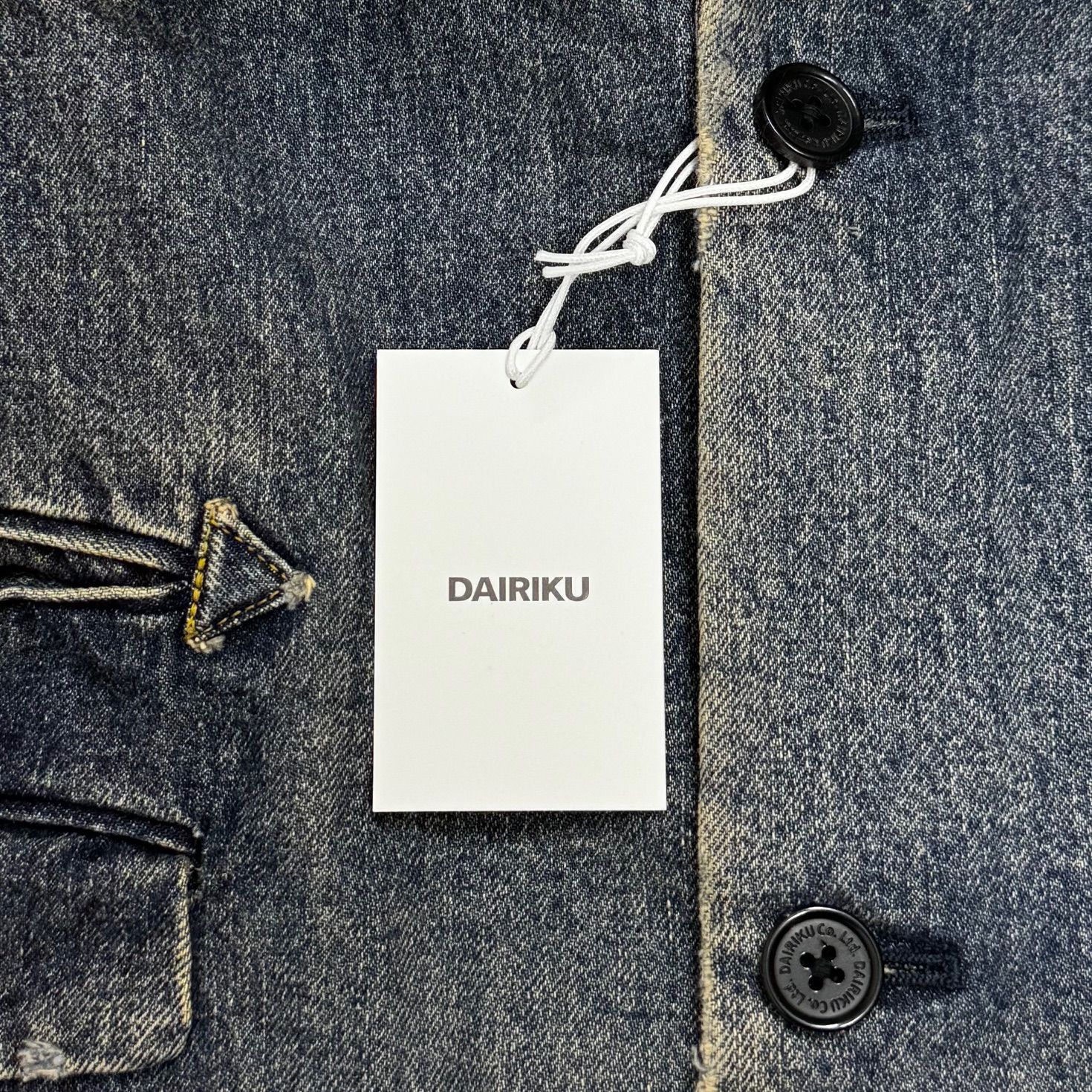 参考上代82500円 未使用品 DAIRIKU 24SS Rick Dalton Denim Tailored  