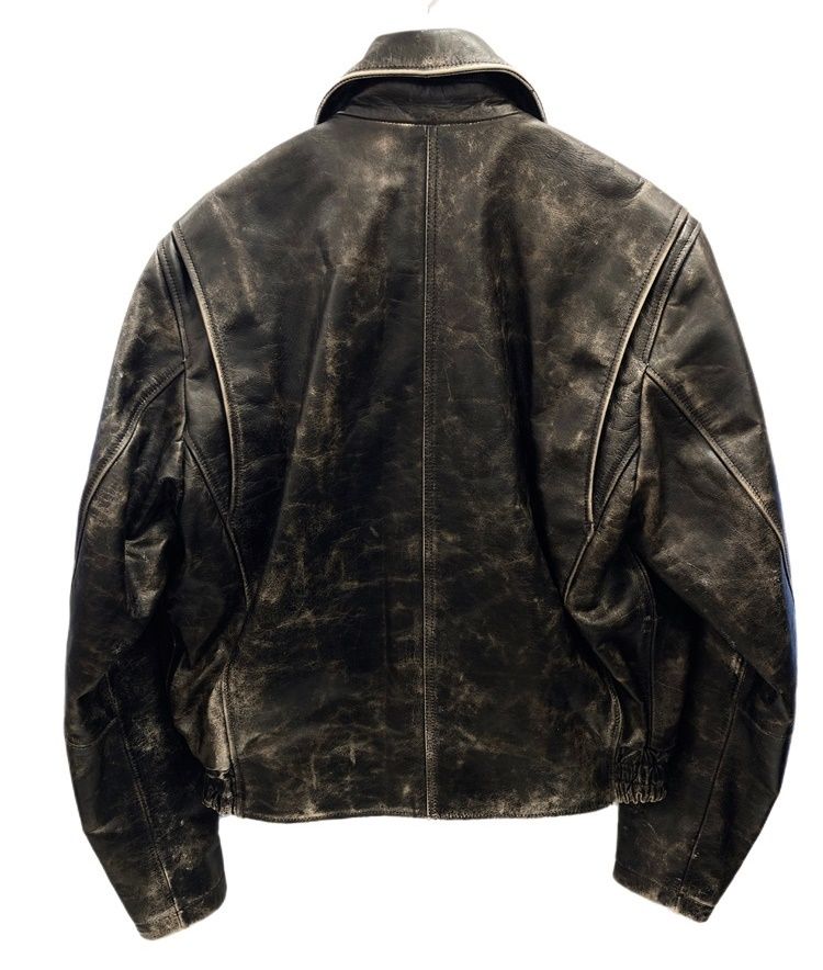 ディーゼル DIESEL L-MUDDY leather jacket 0CFAK 9XX レザー