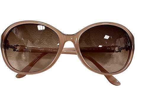 Salvatore Ferragamo サルヴァトーレフェラガモ 小物 サングラス SF804SA 56□16 135 ベージュ系 レディース＿S13＿セルモアから ＿s-0399-r13