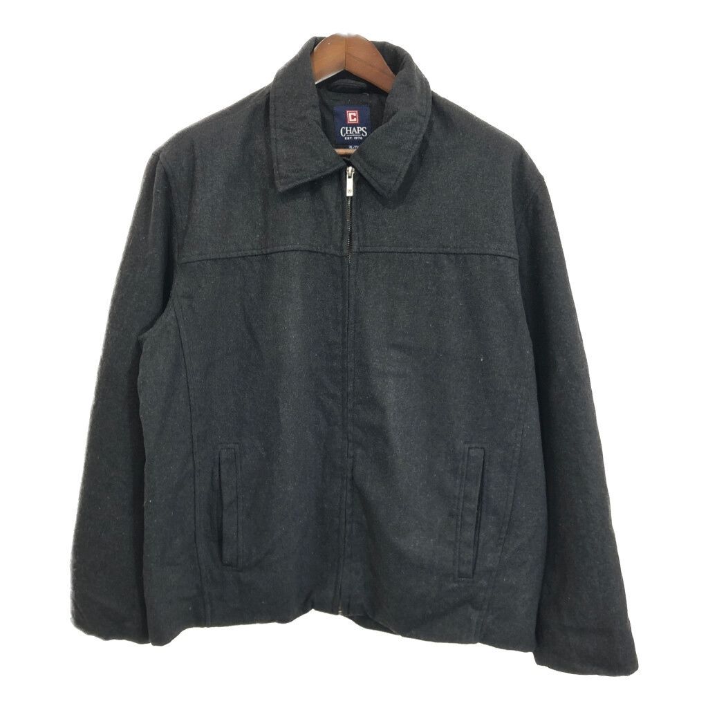 CHAPS チャップス ウールジャケット グレー (メンズ XL) 中古 古着 T1451