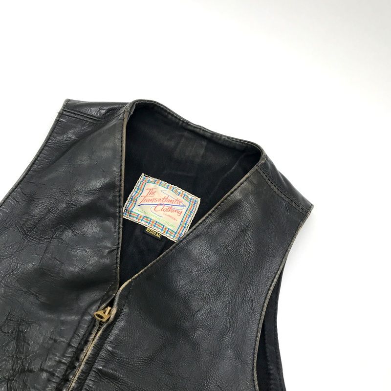 古着 60s AERO LEATHER エアロレザー レザー ベスト アメカジ AERO LEATHER / エアロレザー AERO LEATHER レザーベスト