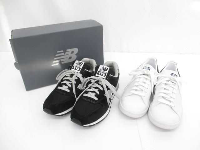 アディダス ニューバランス スニーカー CM996BK2 FX5501 2点 24.5cm レディース