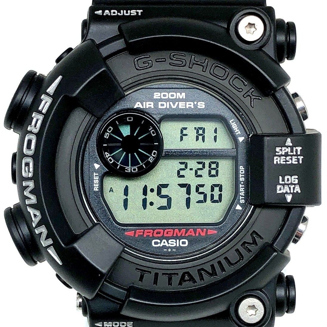 フロッグマン G-SHOCK メンインブラックDW-8200 G-SHOCK ジーショック DW-8200Z-1T FROGMAN MEN IN BLACK